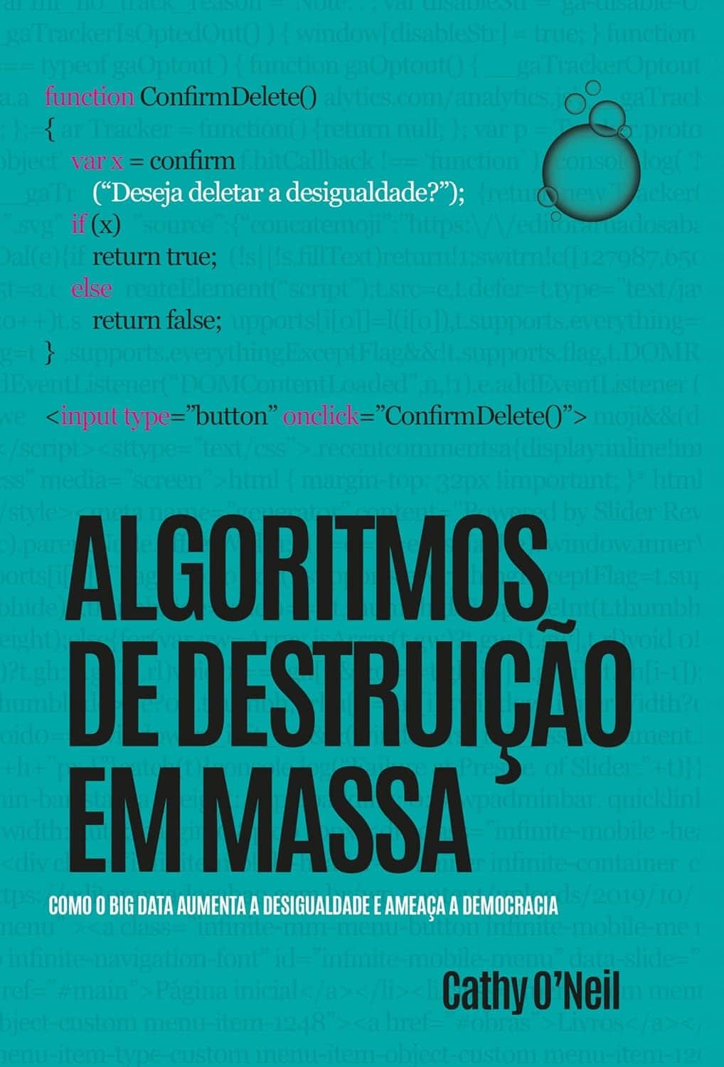 Cover of the book Algoritmos de destruição em massa