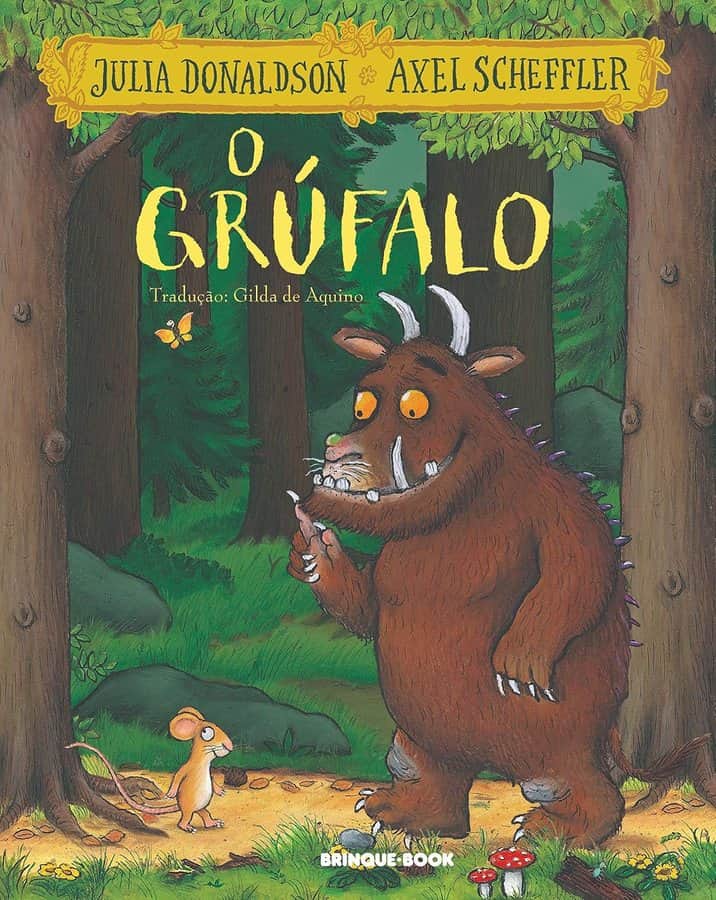 Original Humanevi thematic illustration inspired by O Grúfalo; not the official cover.