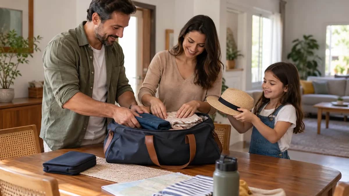 Checklist prático de Viagens em família e economia