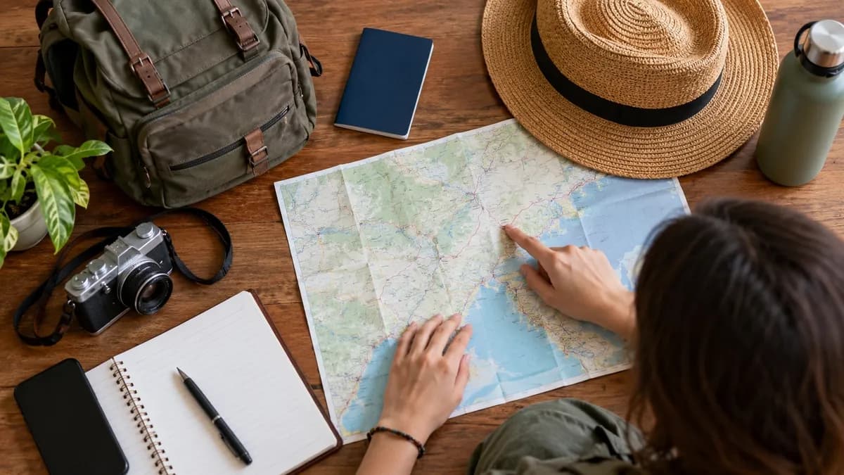 Lista práctica para Destinos e itinerarios de viaje