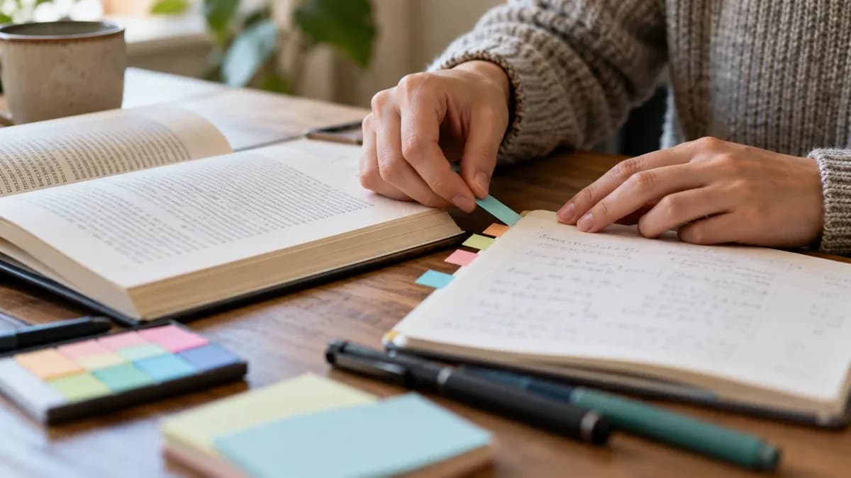 Como organizar anotações de leitura que você vai consultar depois