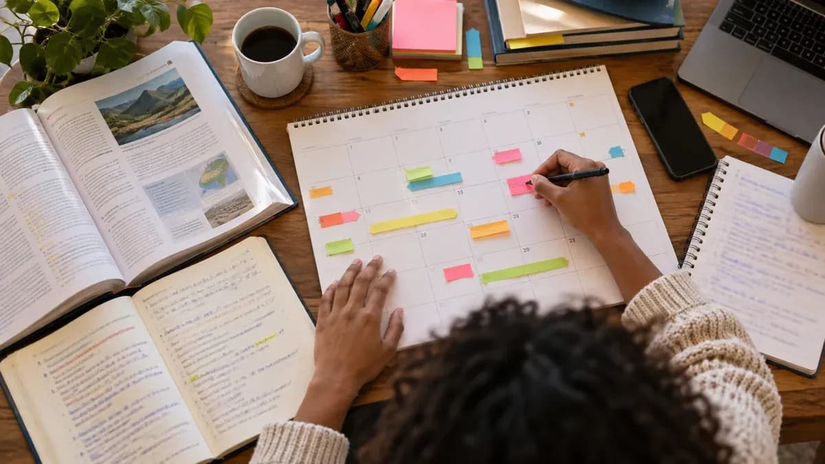 Como planejar um semestre com semanas de recuperação