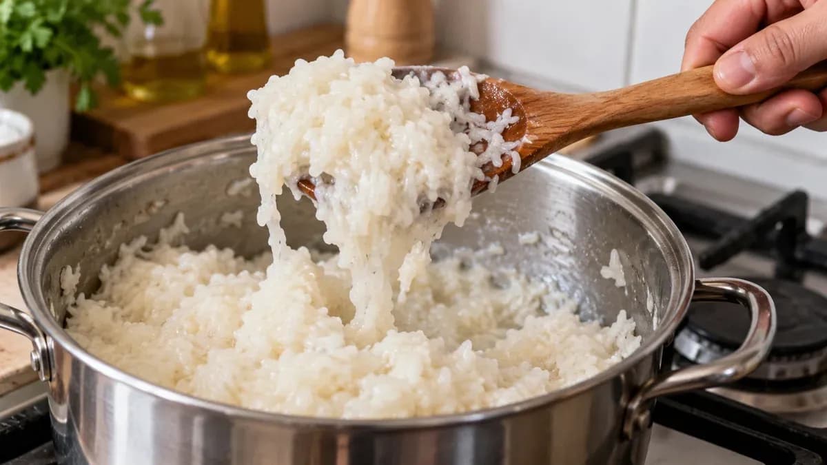 ¿Cuál es el error más común que deja el arroz empapado?