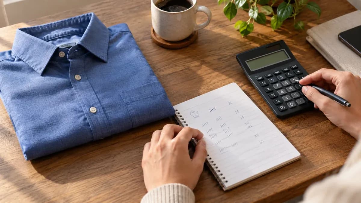 Cómo calcular el costo por uso de una prenda de ropa