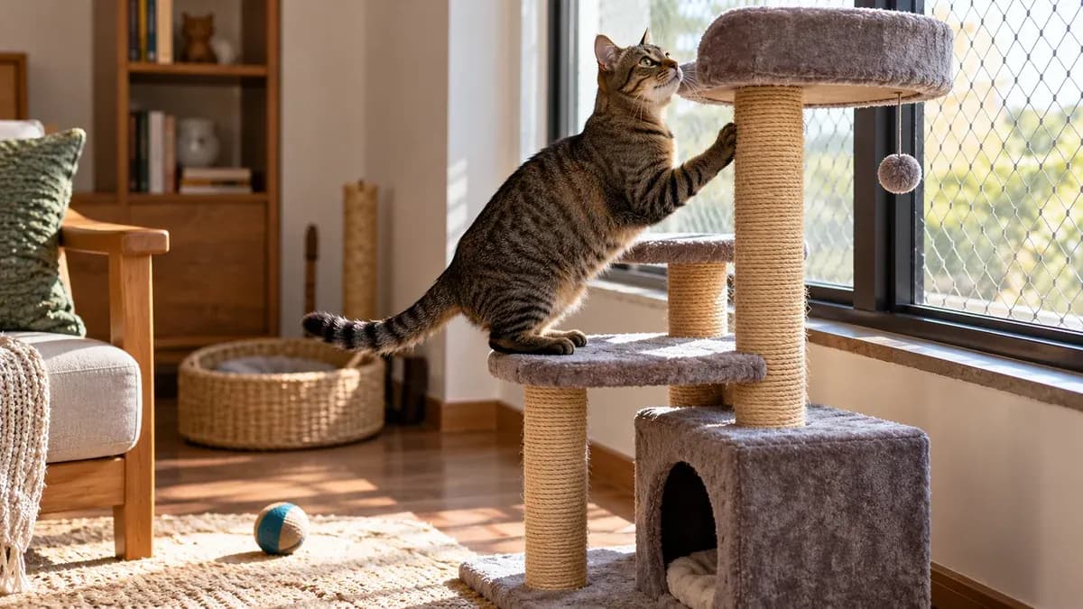 Seven-day challenge to enrich your cat's environment