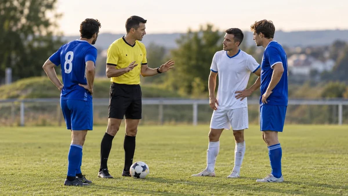 ¿Cuáles son los errores de regla más comunes en el fútbol?