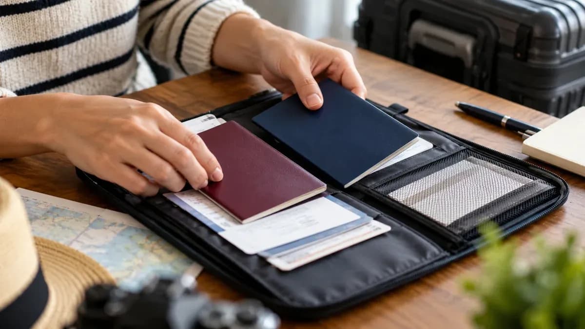 Checklist de documentos para uma viagem internacional