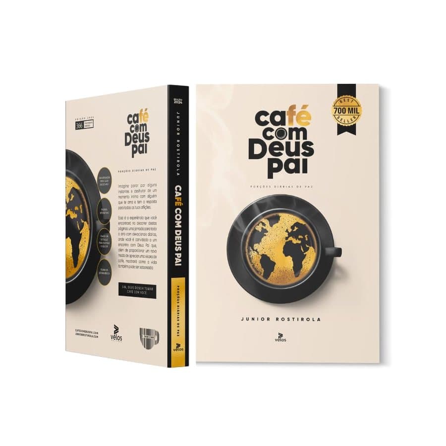 Original Humanevi thematic illustration inspired by Café com Deus Pai 2024: Porções Diárias de Paz; not the official cover.